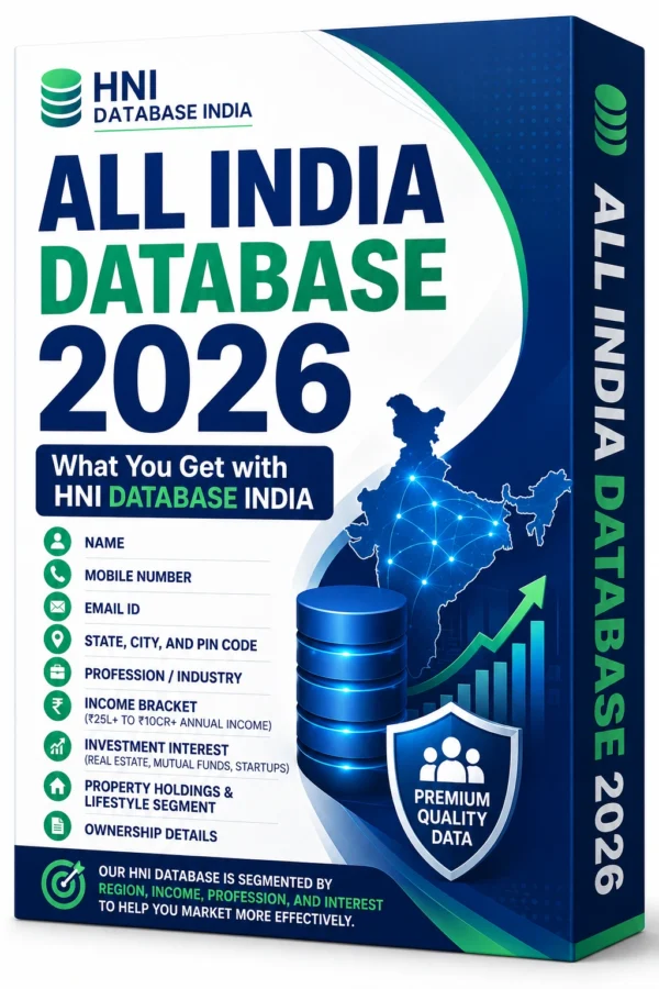 HNI Database India 2026 : Premium Leads & Expand Your Business