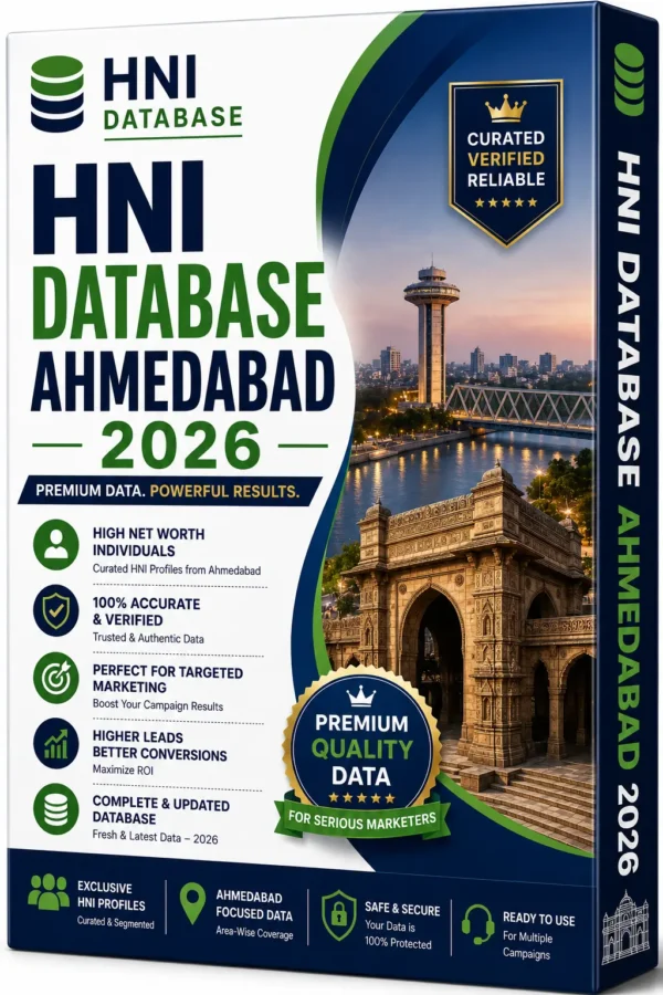 HNI Database Ahmedabad 2026