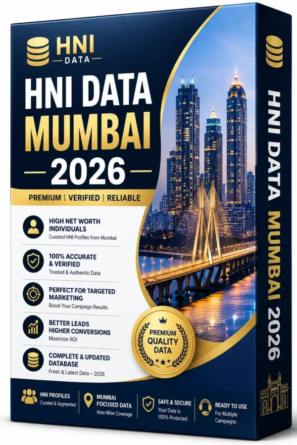 HNI Database Bangalore 2026– Target Bangalore’s Richest