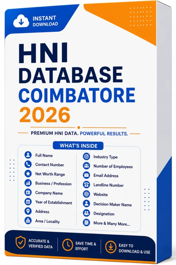 HNI Database Coimbatore 2026