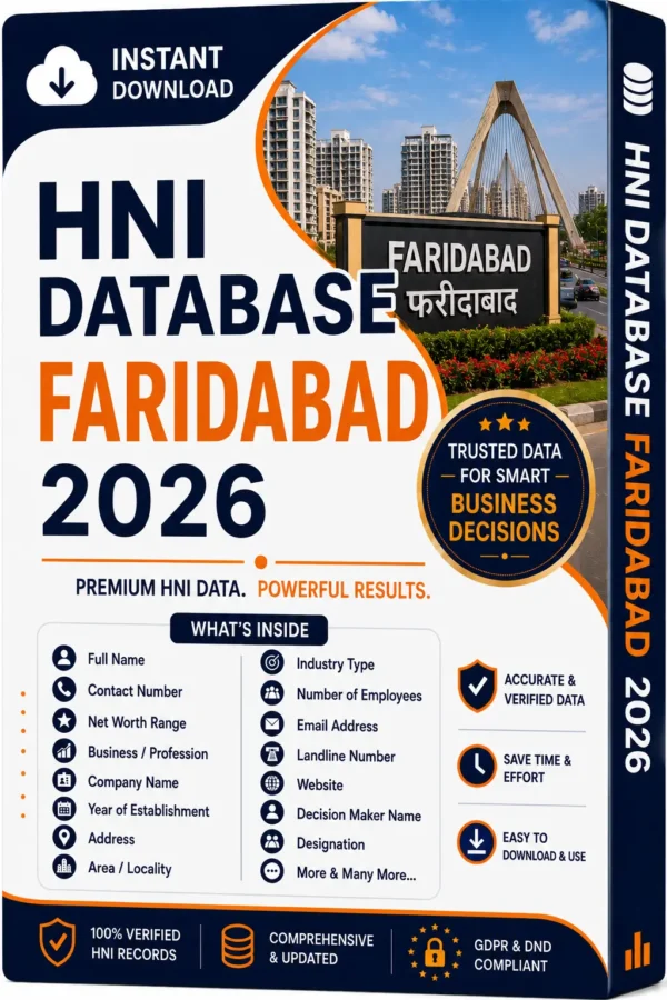 HNI Database Faridabad 2026