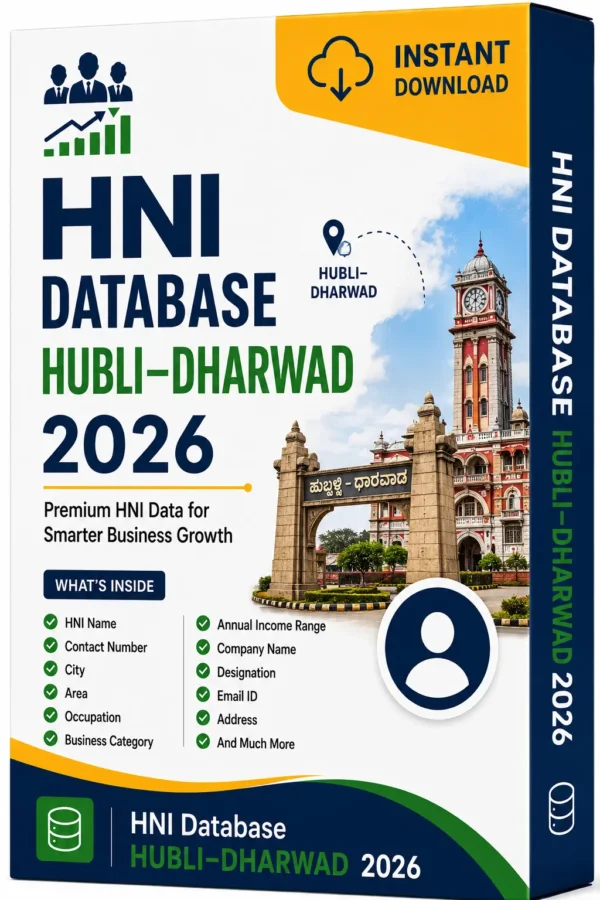 HNI Database Hubli–Dharwad 2026