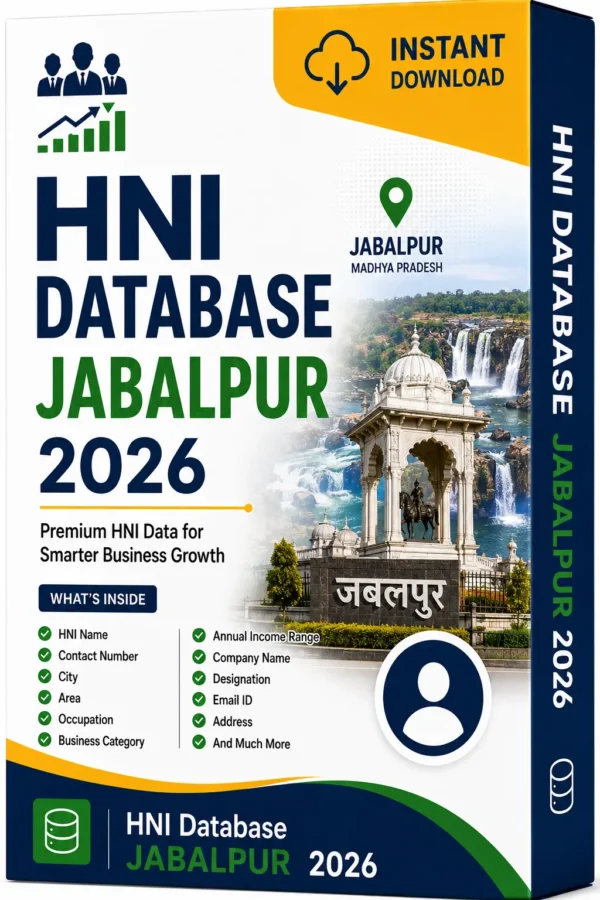 HNI Database Jabalpur 2026