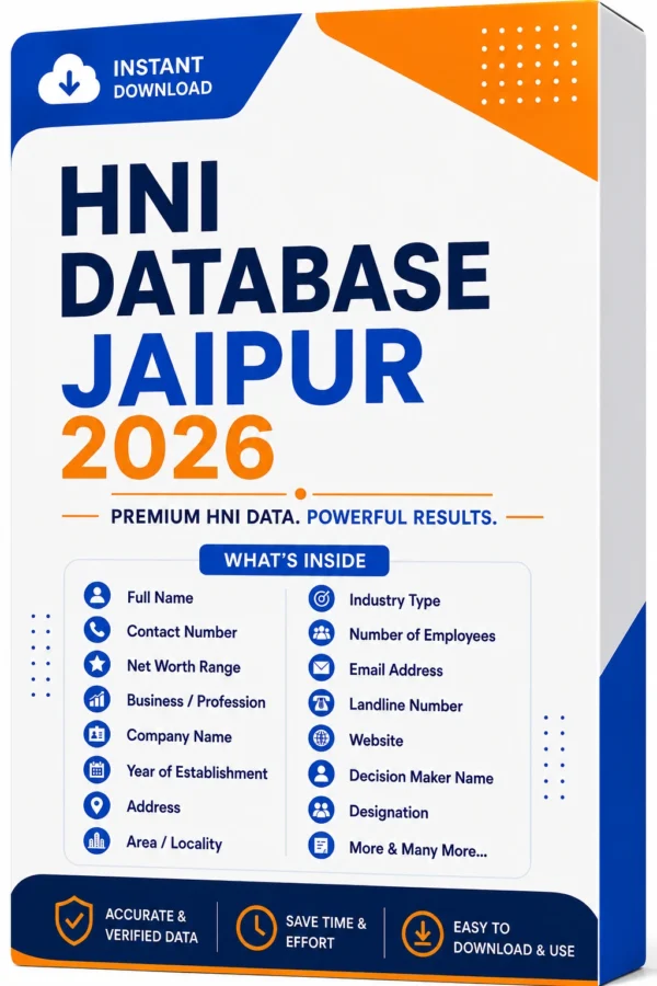 HNI Database Jaipur 2026