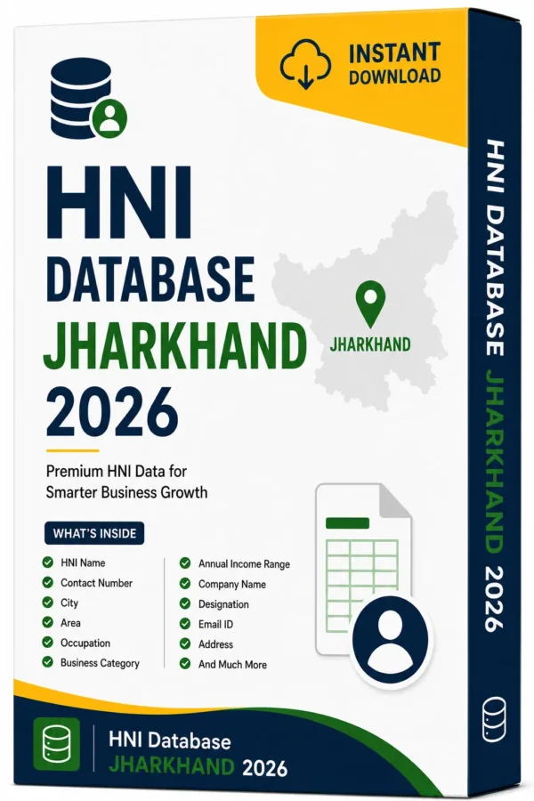 HNI Database Jharkhand 2026