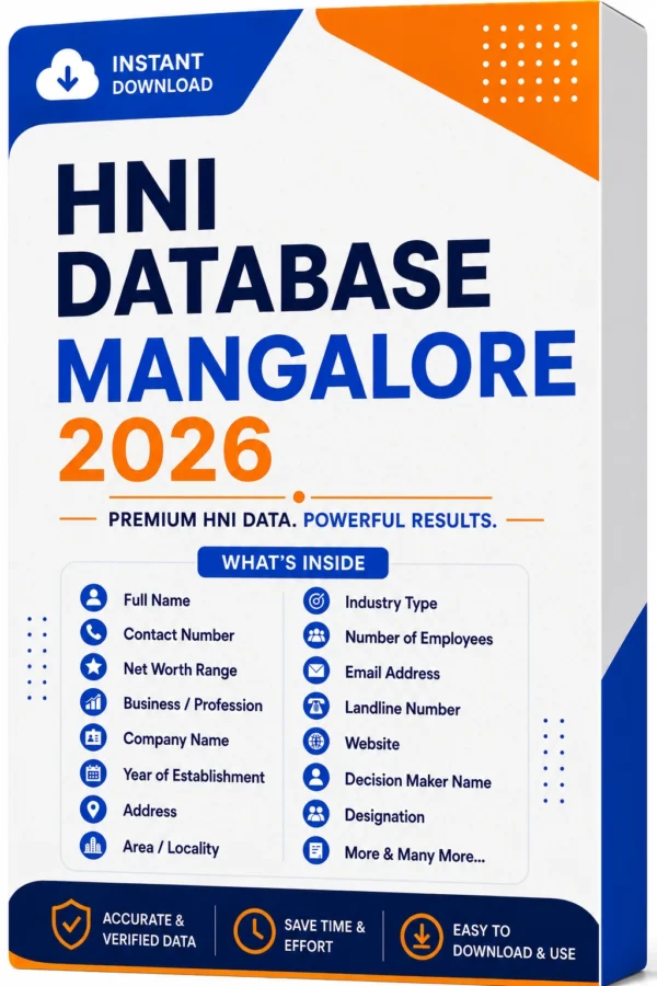 HNI Database Mangalore 2026
