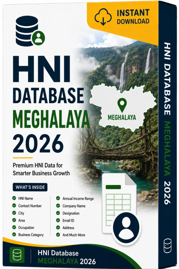 HNI Database Meghalaya 2026