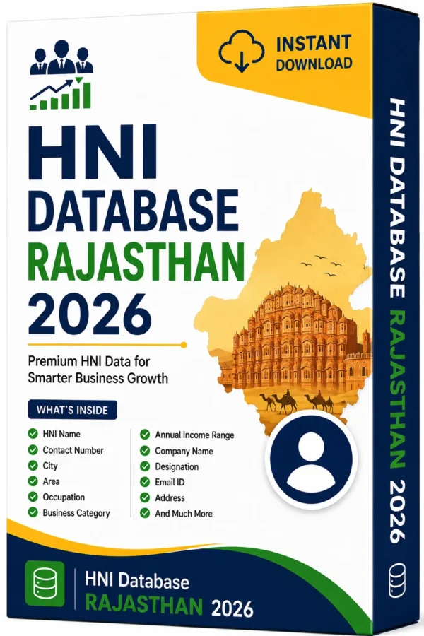 HNI Database Rajasthan 2026
