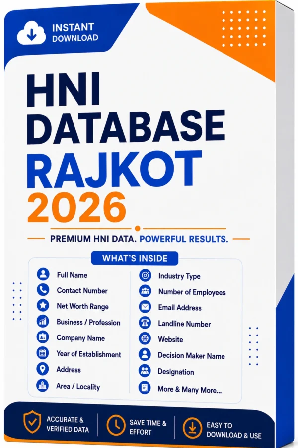HNI Database Rajkot 2026