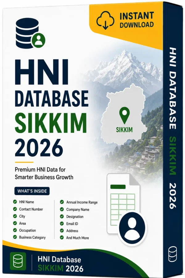 HNI Database Sikkim 2026