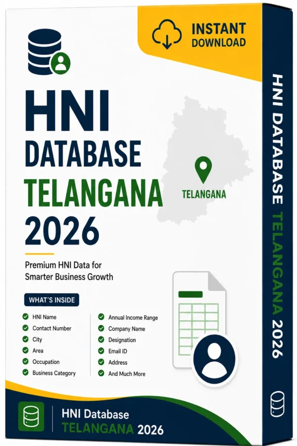 HNI Database Telangana 2026