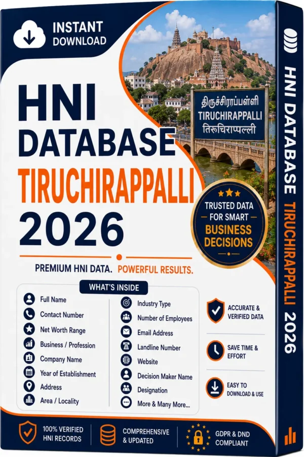 HNI Database Tiruchirappalli 2026
