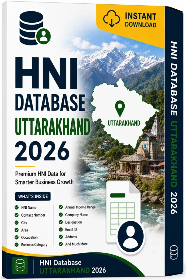 HNI Database Uttarakhand 2026